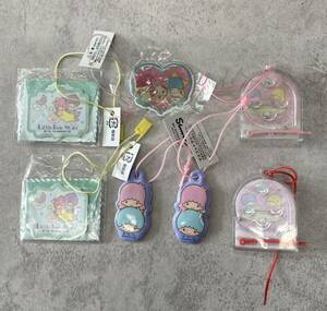  Sanrio sanrioki Kirara LITTLE TWIN STARS Little Twin Stars kiki&lala key holder letter set letter extra not for sale 