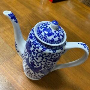 ポット　China Potto 中国製　急須　アンティーク　コーヒーポット　600cc蓋まで　3人用？