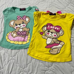 アースマジック EARTHMAGIC Tシャツ 100 半袖Tシャツ マフィー こども服 キッズ 半袖Tシャツ 女の子 Tシャツ