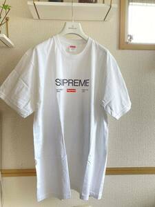 Supreme Est. 1994 Teeロゴ半袖Tシャツ メンズL 白　☆新品未使用