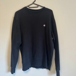 Champion USA製 ブラック トレーナー スウェット size:M