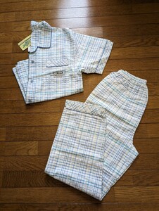  размер 150 пижама мужчина весна летний короткий рукав длинные брюки хлопок 100%!