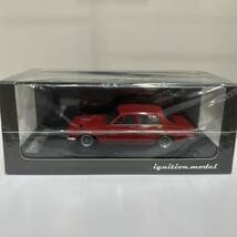 未使用　ignition model Nissan SKYLINE 2000 GT-R (PGC10) Red 1970 0078 ミニカー 日産 スカイライン　1/43スケール_画像1