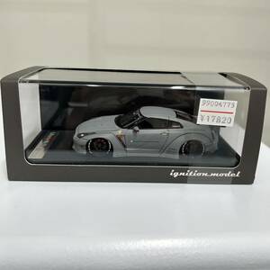 未使用　ignition model NISSAN LB-WORKS GT-R (R35) Matte Gray 0786 ミニカー 日産 