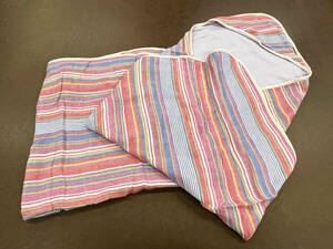 2 листов комплект * с капюшоном .*5 -слойный марля одеяло * сделано в Японии * Random окантовка рисунок * красный серия * baby *B товар [157]