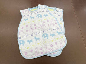 2 sheets set * gauze sleeper * made in Japan * animal pattern * baby * blue *B goods [31]