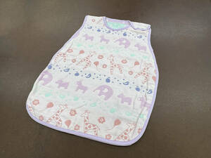  gauze sleeper * made in Japan * animal pattern * pink series * baby *B goods [52]