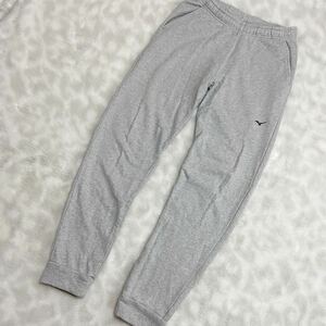  Mizuno jogger pants bottoms sweat sweat pants sportswear men's L size gray Mizuno