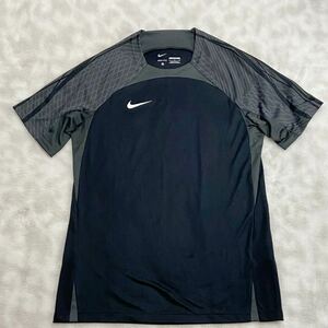 ナイキ 半袖Ｔシャツ トップス ロゴT スポーツウエア ドライフィット メンズ Lサイズ 黒×グレー NIKE 