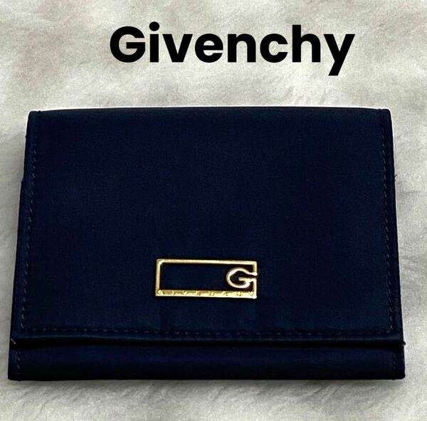 ジバンシー コインケース ブランド 小物 レディース ネイビーGivenchyカードケース ミニ財布