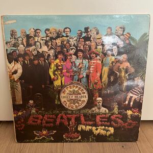 UKモノ　リマーク有　黄パロマト1(1AG,35RL)　Beatles Sgt Pepper's Lonely Hearts Club Band ビートルズ LPレコード mono サージェント　