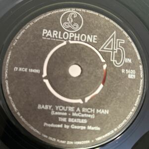 オランダ盤　廃盤EP beatles all you need is love / baby, you're a rich man レコード　ビートルズ　シングル　7インチ