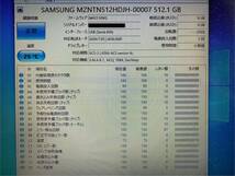 【起動2回 使用0時間】 SAMSUNG ☆ MZNTN512HDJH M.2 SSD 512GB ☆ 2枚 ☆ 正常　_画像4