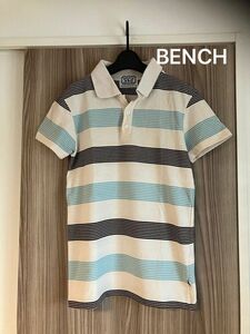 BENCH /ベンチ　半袖　ポロシャツ　ボーダー　M 