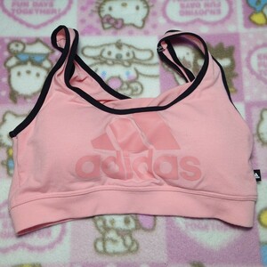 No.529◇adidas◇スポーツブラM(BCcup相当/パット入り)◇対象:女子中学生～スクール◇学校/部活◇ホツレ他ジャンク/NCNR◆◆◆◆◇匿名発送