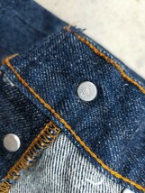 USA製【デッドストック/バレンシア工場】Levis 501 インディゴ デニムパンツ w32 内股シングル リーバイス 米国製 80s 90s 505 VINTAGE LVC_画像4