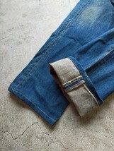 USA製【美品/ヴィンテージ加工】Levis 501 インディゴ デニムパンツ w31 リーバイス ジーンズ ジーパン 502 505 517 XX E VINTAGE LVC USA _画像4