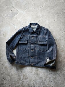 ロングタイプ【極美品】APC 2nd タイプ デニムトラッカージャケット size-S アーペーセー ブルゾン インディゴ メンズ VINTAGE 507XX