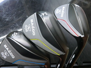 まとめて3本鮮やかカラーリング■美品2024バルド TT ミルド ウェッジ黒 TOUR KNIGHT WEDGE■50°■54°■58°■