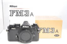 〓非常に綺麗　元箱　説明書付〓ニコン Nikon FM3A ブラック_画像1