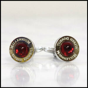 ALFRED DUNHILL Alfred Dunhill millenium cuffs limited goods red crystal garnet 