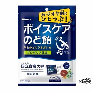 カンロ ボイスケアのど飴 70g×6袋