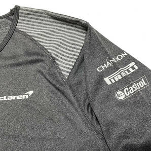 マクラーレン・ホンダ 2017アメリカGP支給品  ピンクリボン  長袖Tシャツ レディース XL  非売品   新品  アロンソ F1 の画像7