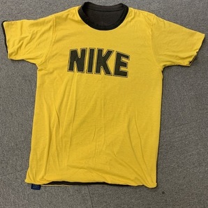 80s 紺タグ NIKE ヴィンテージ リバーシブルTシャツ カマボコNIKE 貴重なXLの画像1