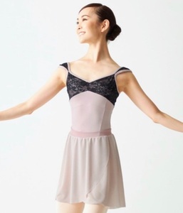 新品★Chacott BALLET チャコット★花柄レース　ノースリーブレオタード