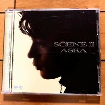 【名盤！】ASKA SCENE Ⅱ CDアルバム CHAGE and ASKA はじまりはいつも雨 都会の空 止まった時計 love is alive 岩崎宏美 best ベスト _画像2