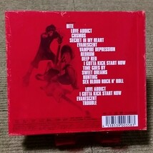 【名盤！】VAMPS 1st CD アルバム 初回限定盤 初回盤DVD付き LOVE ADDICT I GOTTA KICK START NOW L'Arc～en～Ciel hyde best ベスト_画像4
