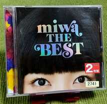 【名盤！】miwa THE BEST ベストCDアルバム ２枚組 ヒカリヘ Faith 君に出会えたから 360° ミラクル 片想い 夜空 他31曲入り ミワ _画像1