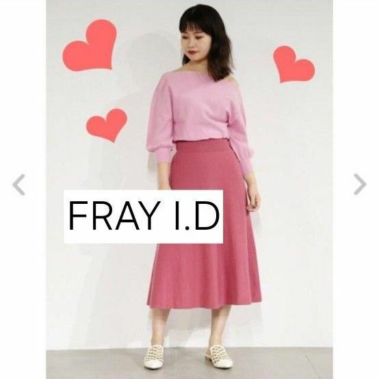 【FRAYI.D】ウールカシミヤバックツイストワンピース