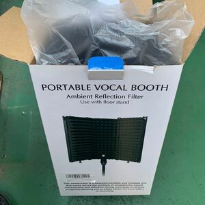 値下げ PORTABLE VOCAL BOOTH リフレクションフィルター (未使用品) 部品、取扱い付属。箱入。 