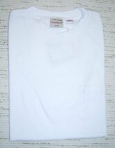 Goodwear グッドウェア 厚地 ポケットＴシャツ 半袖 USA COTTON 白 XL 2W7-2500メンズ レディース 人気 おすすめ_画像6