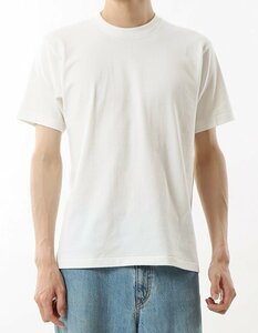 Hanes ヘインズ HM1-X201 SHIRO 白 クルーネック Tシャツ 半袖 1点 無地 白 XL メンズ レディース 人気 おすすめ