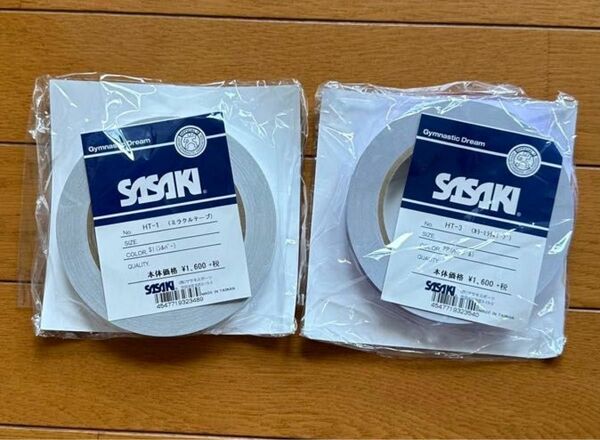 SASAKI （ミラクルテープ）　パープル　シルバー　残巻き　各　1.6cm
