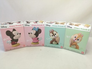 B03255☆送料350円～ 新品 ディズニーフレンズ7（Disney Friends7） チップ＆デール　ミッキー ミニー　4種セット