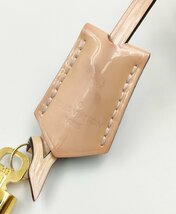 S2381●ルイヴィトン LOUIS VUITTON ヴェルニ パドロック 南京錠 ゴールドカラー クロシェット付き ベージュ系_画像3