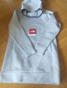 中古THENORTHFACEテックエアーロングワンピースフーディーノースフェイスＬサイズGray スウェットパーカー