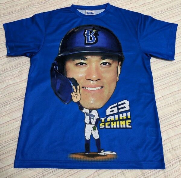 横浜DeNAベイスターズ　交流戦Tシャツ　関根選手