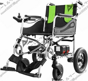  electric wheelchair super light weight style, portable folding type / range 20Km load 100kg 360° joystick seniours and, handicapped oriented 