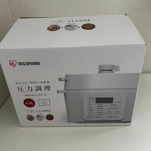 アイリスオーヤマ 電気圧力鍋 PC-MA4-W 4L 圧力鍋 調理器具 IRIS