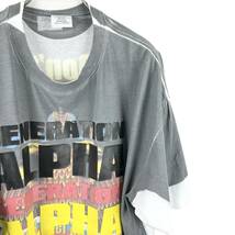 Vetements(ヴェットモン) Generation Alpha Tee ジェネレーションアルファ転写プリント半袖Tシャツ 18AW T Shirt (grey)_画像4