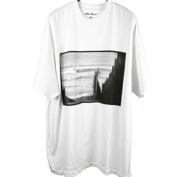 Ronherman(ロンハーマン) Border Wall Wave T Shirt (white)