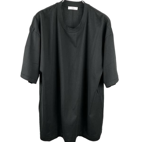 ATON（エイトン）Cotton Shortsleeve T Shirt (black)