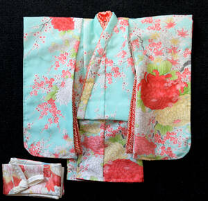  doll for long-sleeved kimono 43cm front after 