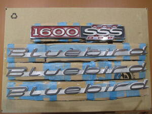510 Bluebird SSS 4 -дверный седан S45 P510 эмблема комплект 