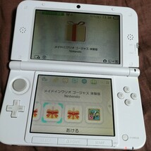 Nintendo 3DSLL ホワイト SPR-001 タッチペン 画面シール 上下 動作確認 任天堂 ネコポス 税なし_画像6