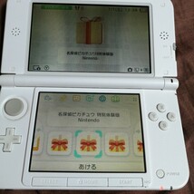 Nintendo 3DSLL ホワイト SPR-001 タッチペン 画面シール 上下 動作確認 任天堂 ネコポス 税なし_画像5
